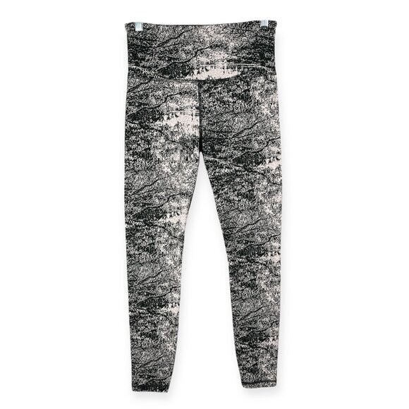 Athleta Pants - Athleta Elation Glades 7/8 Tight Women's Size S Black Gray Athleisure Gym